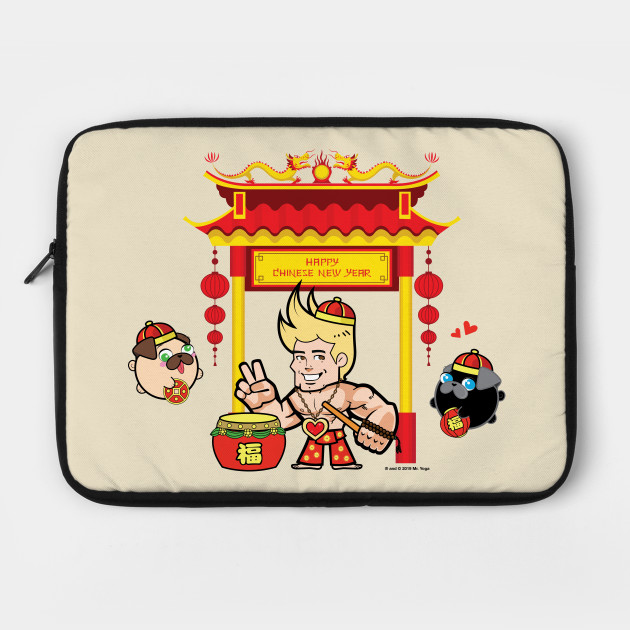 Mister Yoga - Chinese New Year Laptop Case