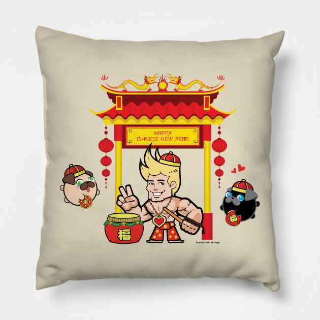 Mister Yoga - Chinese New Year Pillow