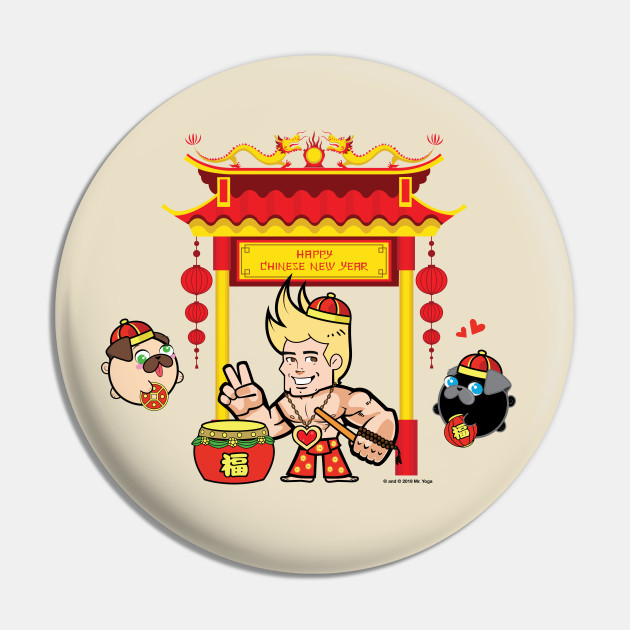 Mister Yoga - Chinese New Year Pin