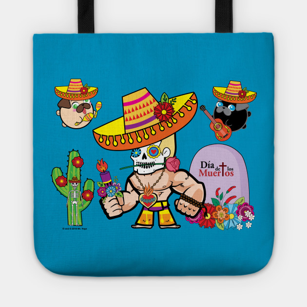 Mister Yoga - Day of the Dead Tote