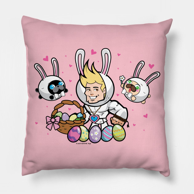 Mister Yoga - Easter Pillow