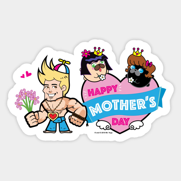 Mister Yoga - Mother's Day Sticker