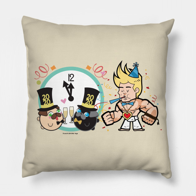 Mister Yoga - New Year Pillow