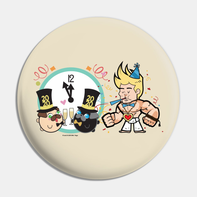 Mister Yoga - New Year Pin